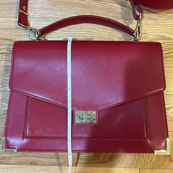Gorgeous. Never used the Kopples Emily berry red structured bag “briefcase” - Picture 13 of 13
